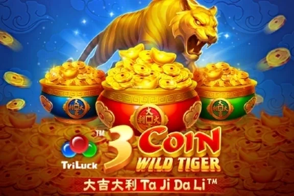Capa do slot 3 Coin Wild Tiger